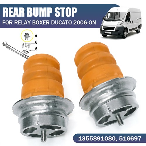 Rear suspension bump stop - 2x,