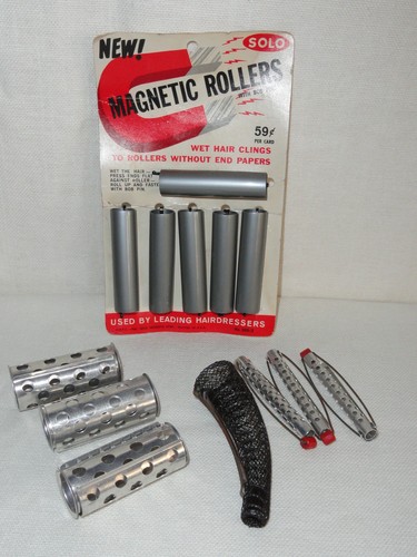 Vintage hair curlers nos - curlers, ~