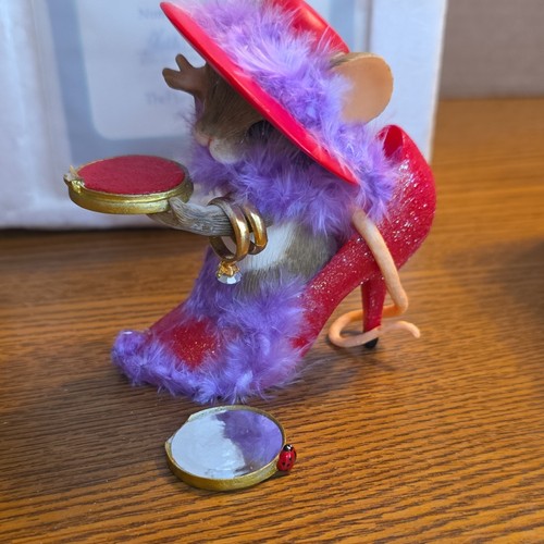 Charming tails mouse figurine - charming,