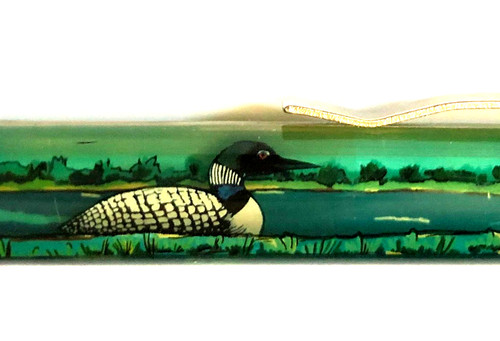 Common loon floaty pen moving - common,
