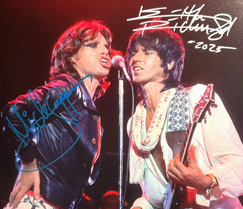 Rolling stones signed 8x10 - rolling,