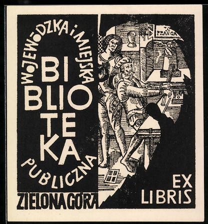 Exlibris wojewódzka miejska - wojewódzka,