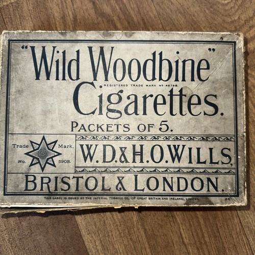 Vintage h o wills - h.o,