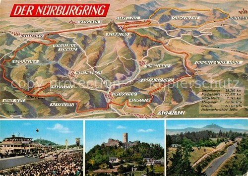 Nuerburgring map race track