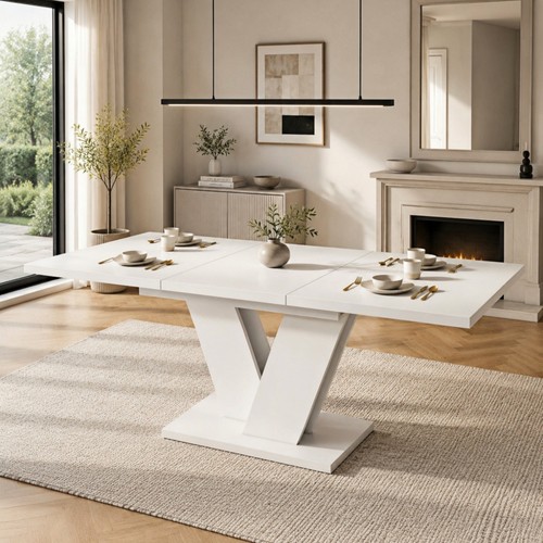 Extending dining table - extending,