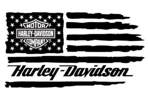 Small harley davidson - small, 8"