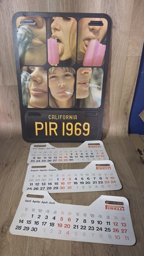1969 pirelli calendar rare - pirelli,