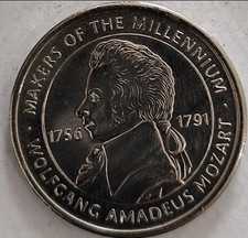 Token - Sainsbury's Makers of the Millennium Wolfgang Amadeus Mozart ?? UK