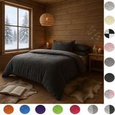 Teddy fleece duvet cover - cover, &