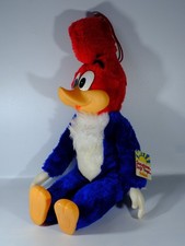 Vintage Pedigree Sunshine Soft Toy / Vinyl Woody Woodpecker 1980s Hanging Plush 