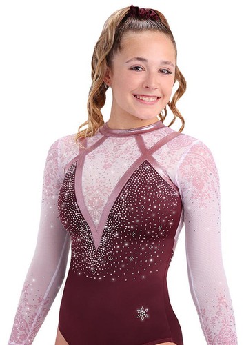 New lyla burgundy gymnastics - new!,