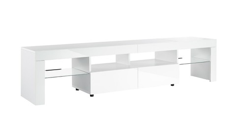 White 200cm stand - white,