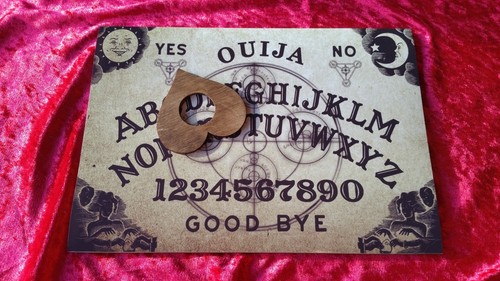 Wooden ouija board - wooden,