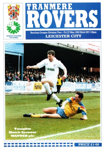 Tranmere rovers leicester - tranmere, v