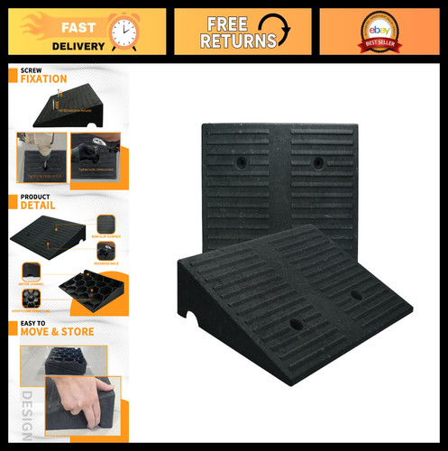Pack rubber curb ramps - curb,