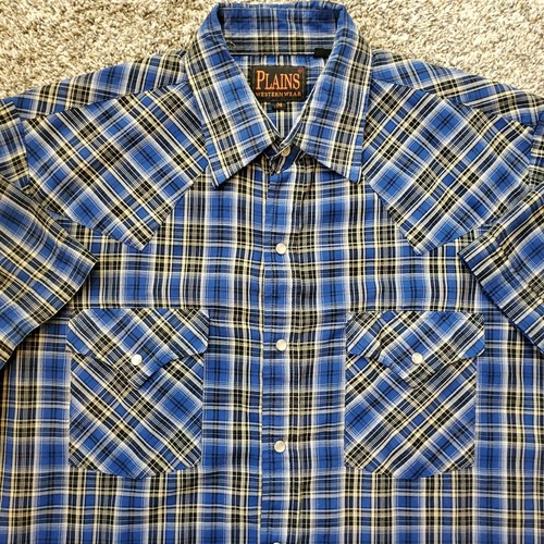 Plains western pearl snap - plains,