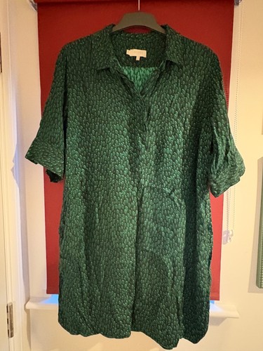 Hobbs green printed shirt - green,