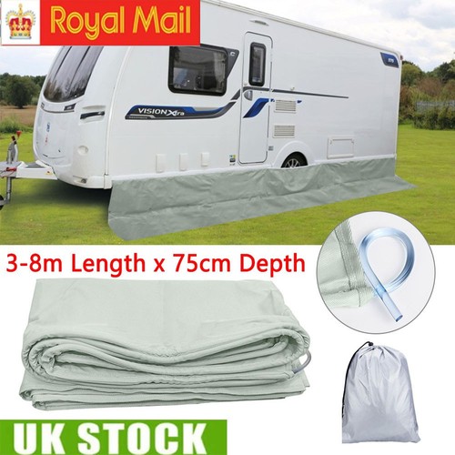 Caravan awning draught skirt - caravan,