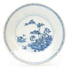 Chinese Porcelain Plate Blue