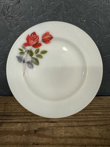 Vintage pyrex plate red - pyrex,