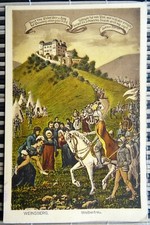 Loyal Wives of Weinsberg German Art Postcard 1927