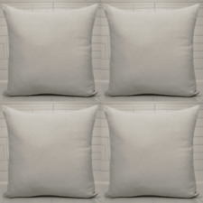 Set of 4 Cream Jute Hessian