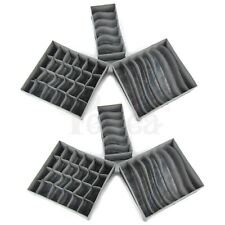 Periea 6pcs Drawer Organiser Insert Wardrobe Storage Box Divider Socks Bra Pants