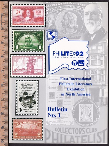 1992 philitex philatelic - 1992,