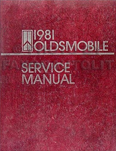 1981 oldsmobile repair shop - 1981,