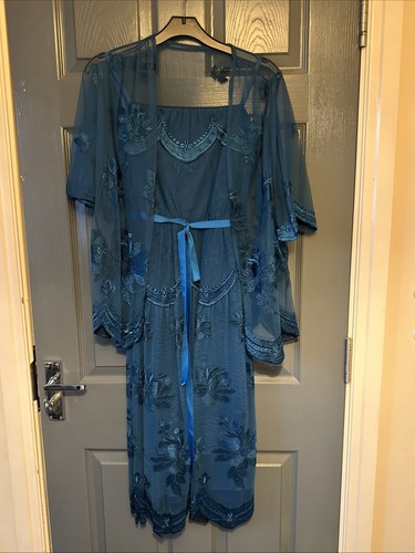 Vintage blue frank usher - vintage,