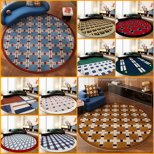Modern bauhaus round rug - bauhaus,