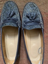 Ladies PAVERS Blue Leather