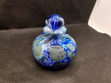 Beautiful Art Glass Perfume Bottle Fantastic Condition Signed Glass Vintage