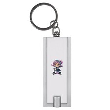 'Little Girl Riding A Scooter' LED Keyring Torch (KT00036429)