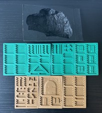 8x Linka Brickwork/Rock Frame Moulds Bundle Diorama Warhammer Model Trains ✅