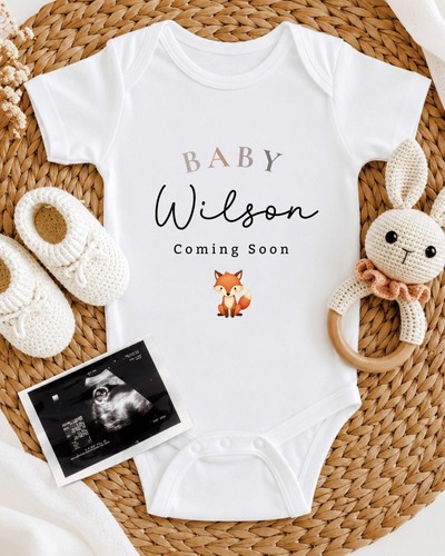 Personalised fox pregnancy - personalised,