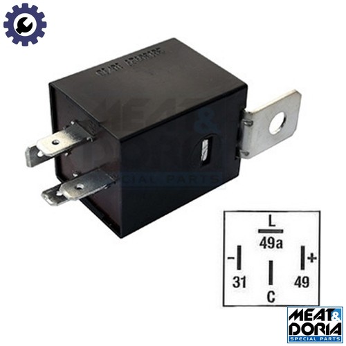 Flasher unit 7242011 for lada - 7242011,