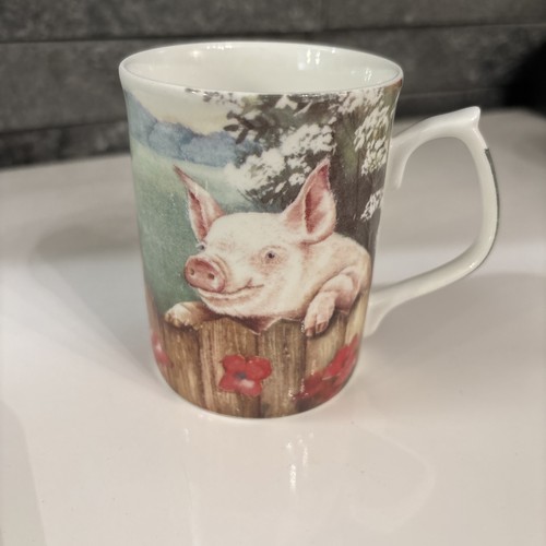 Vintage fenton bone china mug - china,