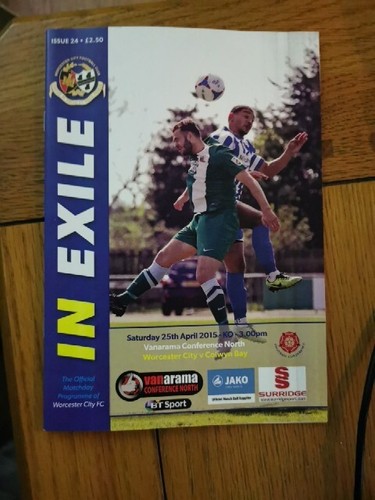 Worcester city colwyn bay - city, v