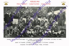 WALES 1961 RUGBY TEAM