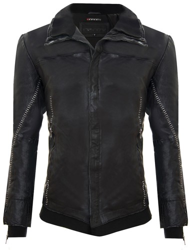 Men vintage black - men's, leather