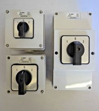 20AMP 32AMP 63AMP 3 POLE IP66 ENCLOSED CHANGEOVER SWITCH SURFACE MOUNTED