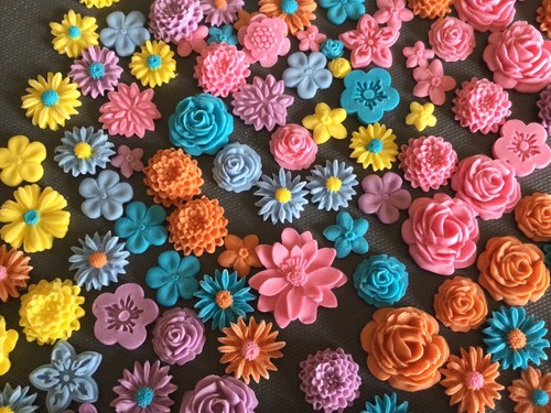 Fondant flowers selection - 20,