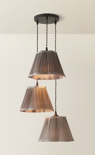 Shaw black pleated shade - shaw,