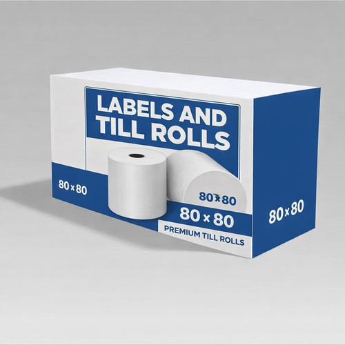 100 rolls 80x80mm thermal - 100,
