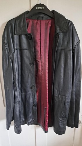 Mens leather jacket river - mens,