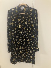 Ganni Black Yellow Floral