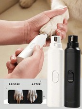 Electric Pet Nail Grinder Rechargeable Nail Grinder 3-Speed PainlessNailTrimmer.
