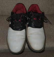 Adidas Z Traxion Black and White Leather Golf Shoes Size 7