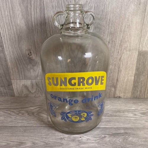 Vintage large gallon clear - gallon,